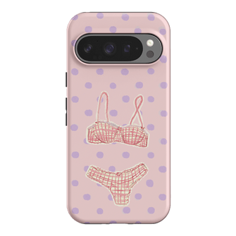 Vintage Gingham Printed Phone Cases Google Pixel 9 Pro / Armoured by Kayla Carr - The Dairy