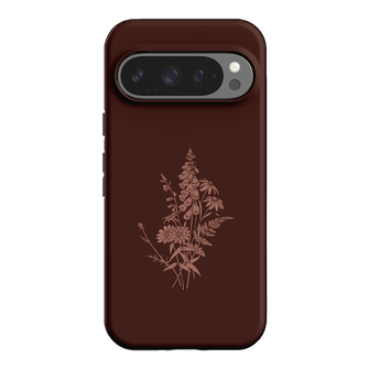 Wildflowers Mocha Printed Phone Cases Google Pixel 9 Pro / Armoured by Typoflora - The Dairy