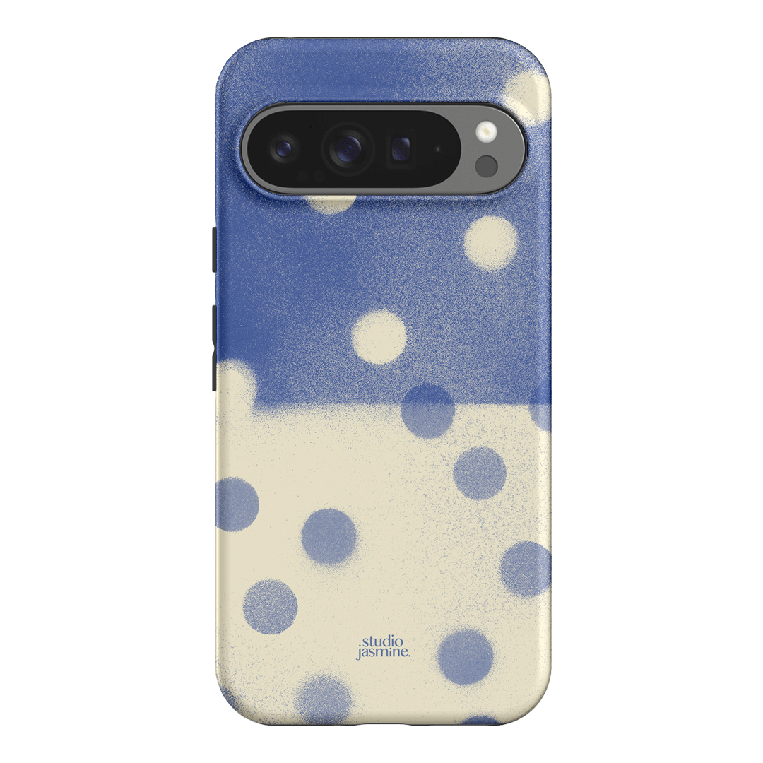 Bleu Polka Dot Printed Phone Cases Google Pixel 9 Pro XL / Armoured by Jasmine Dowling - The Dairy