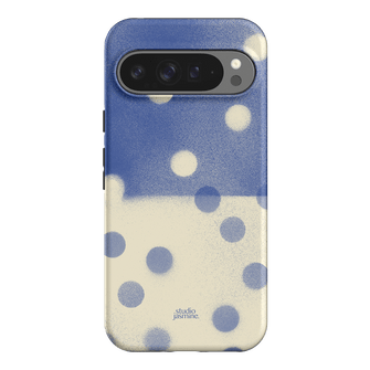 Bleu Polka Dot Printed Phone Cases Google Pixel 9 Pro XL / Armoured by Jasmine Dowling - The Dairy