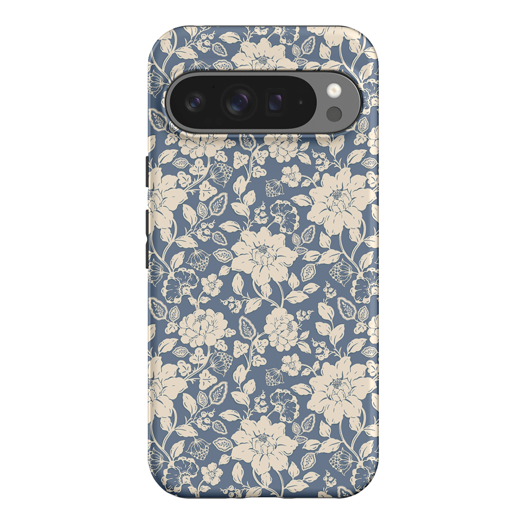 Blue Garden Printed Phone Cases Google Pixel 9 Pro XL / Armoured by Kasiags Art - The Dairy