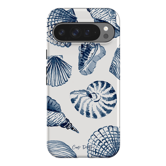 Blue Shells Printed Phone Cases Google Pixel 9 Pro XL / Armoured by Cass Deller - The Dairy