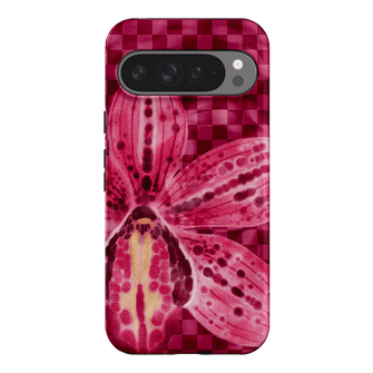 Check Orchid Printed Phone Cases Google Pixel 9 Pro XL / Armoured by Sally Hungerford - The Dairy