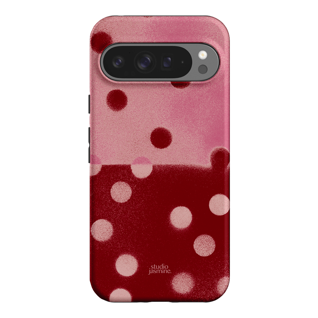 Cherry Polka Dot Printed Phone Cases Google Pixel 9 Pro XL / Armoured by Jasmine Dowling - The Dairy