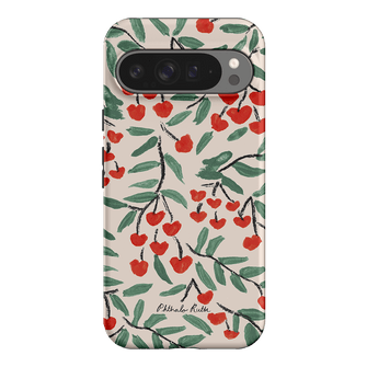 Cherry Love Printed Phone Cases Google Pixel 9 Pro XL / Armoured by Phthalo Ruth - The Dairy