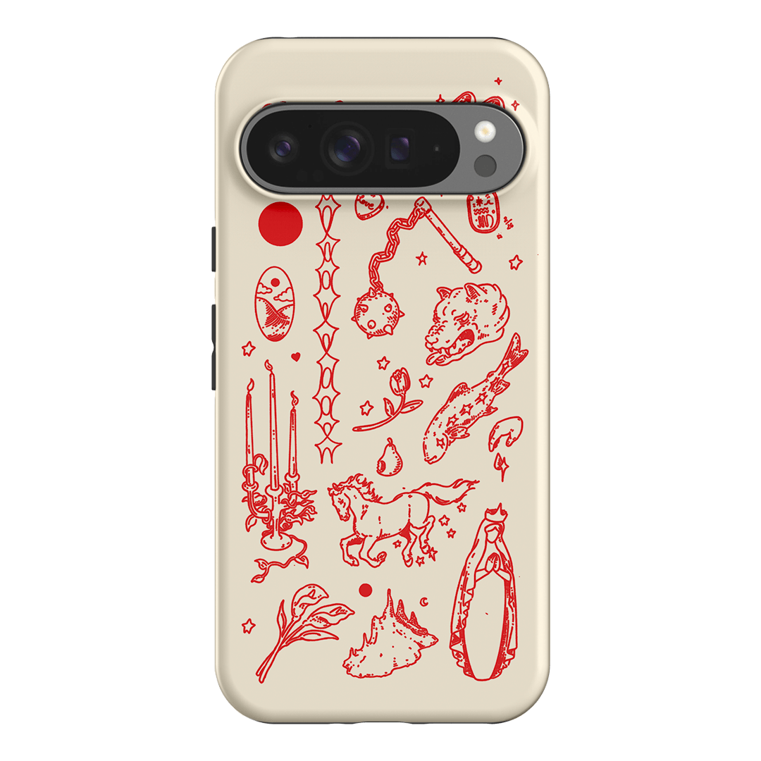 Dreamcore Cream Printed Phone Cases Google Pixel 9 Pro XL / Armoured by Easty Beasty - The Dairy