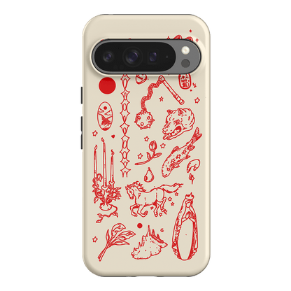 Dreamcore Cream Printed Phone Cases Google Pixel 9 Pro XL / Armoured by Easty Beasty - The Dairy