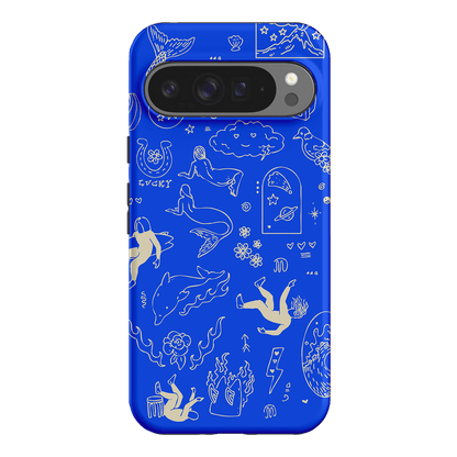 Easty Flash Blue Printed Phone Cases Google Pixel 9 Pro XL / Armoured by Easty Beasty - The Dairy
