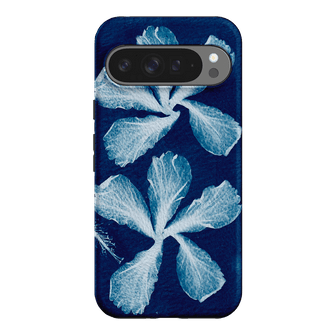 Hibiscus Cyanotype Printed Phone Cases Google Pixel 9 Pro XL / Armoured by Sally Hungerford - The Dairy