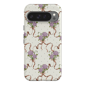 Hydrangea Ribbon Printed Phone Cases Google Pixel 9 Pro XL / Armoured by Veronica Tucker - The Dairy