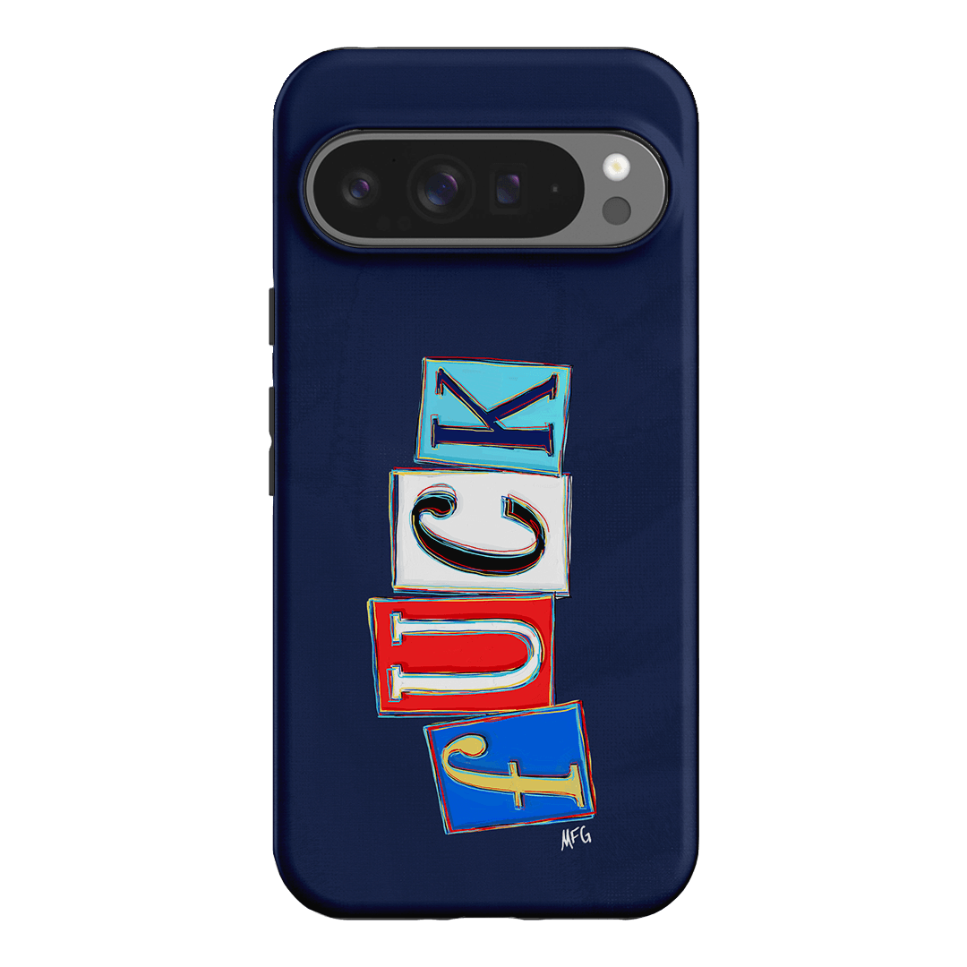 Lil Fcks Blue Printed Phone Cases Google Pixel 9 Pro XL / Armoured by Margarbs Art - The Dairy