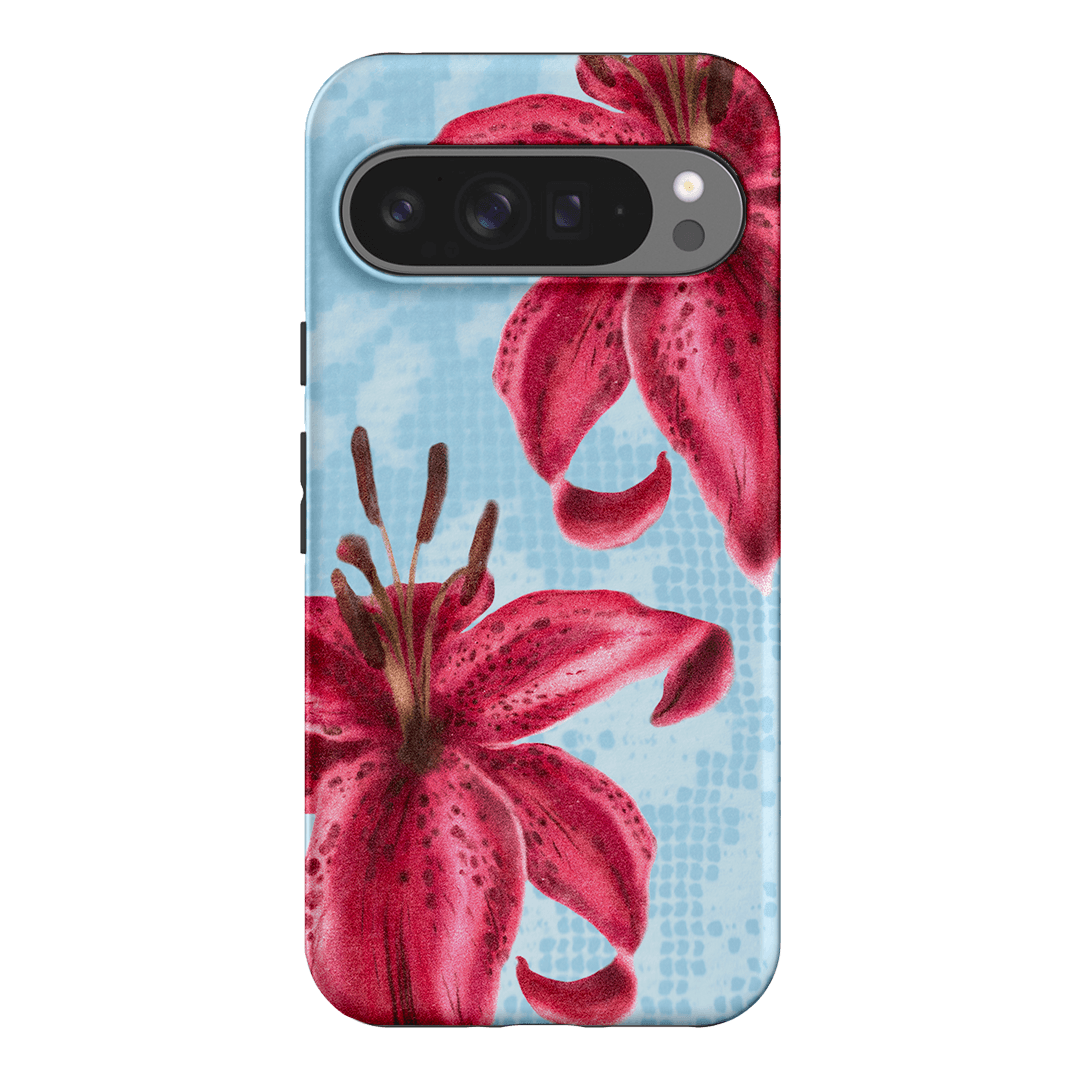 Lillies Printed Phone Cases Google Pixel 9 Pro XL / Armoured by Sally Hungerford - The Dairy