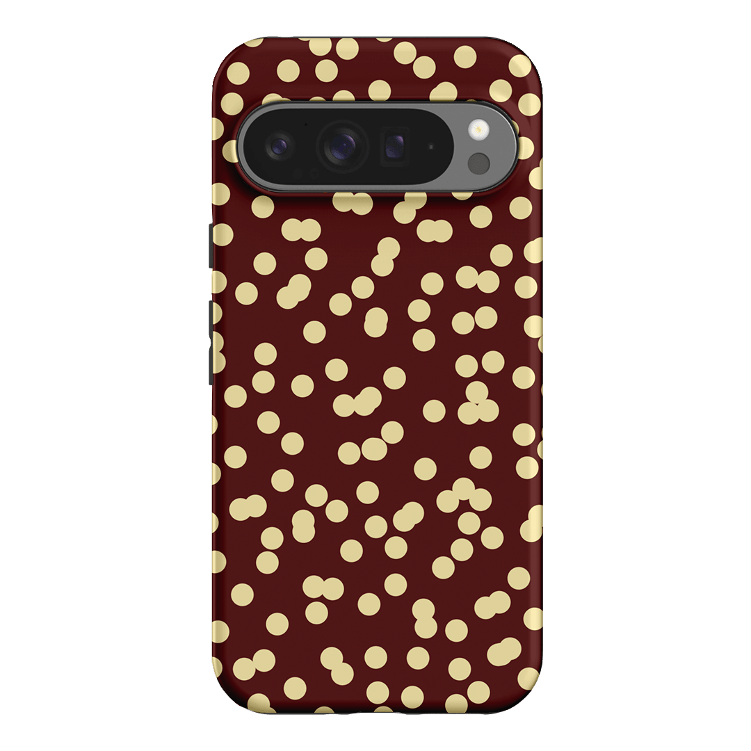Mini Confetti Burgundy Butter Printed Phone Cases Google Pixel 9 Pro XL / Armoured by Veronica Tucker - The Dairy