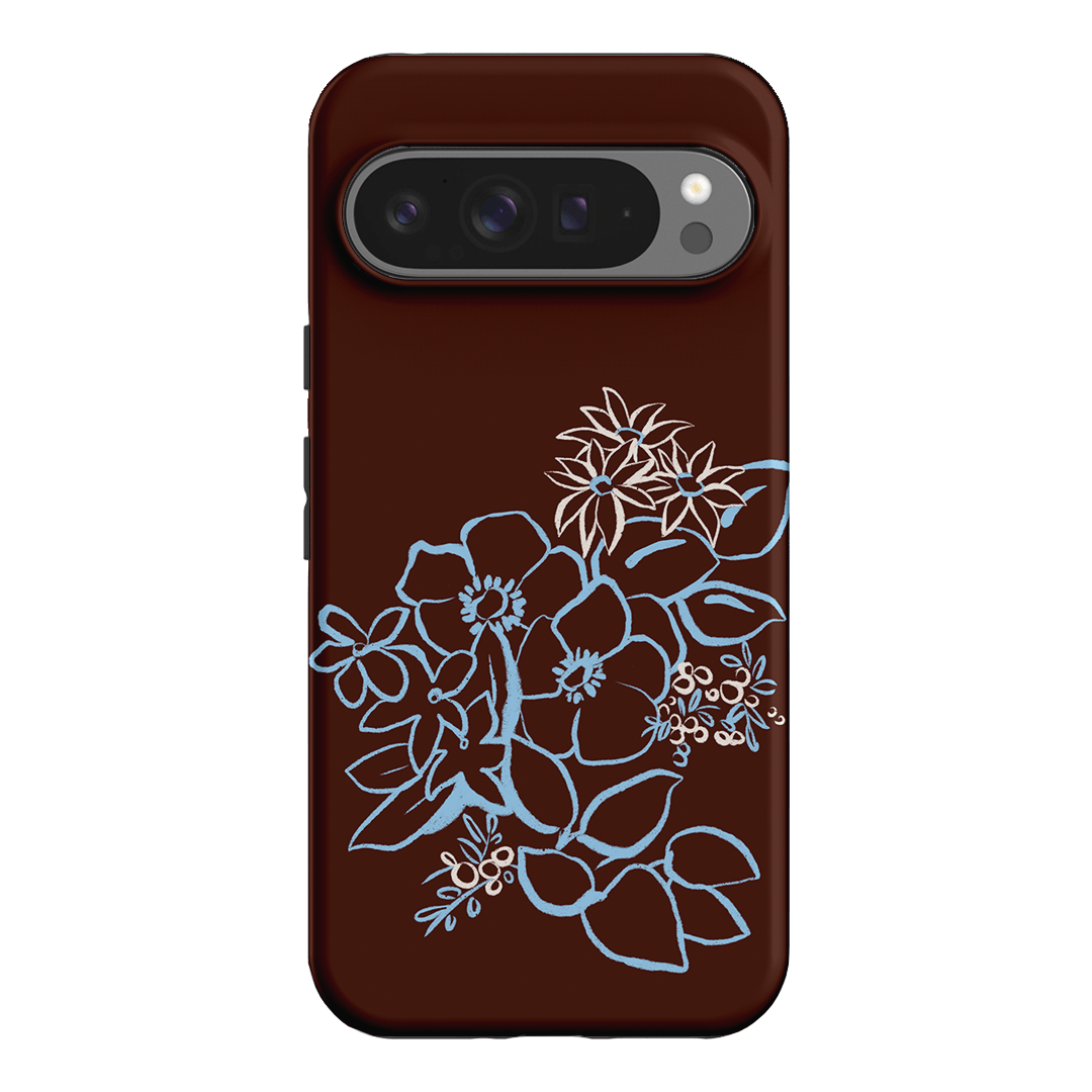 Mocha Posy Printed Phone Cases Google Pixel 9 Pro XL / Armoured by Typoflora - The Dairy