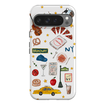 NYC White Printed Phone Cases Google Pixel 9 Pro XL / Armoured by BG. Studio - The Dairy