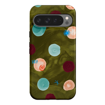 Olive Spot Printed Phone Cases Google Pixel 9 Pro XL / Armoured by Charlie Taylor - The Dairy