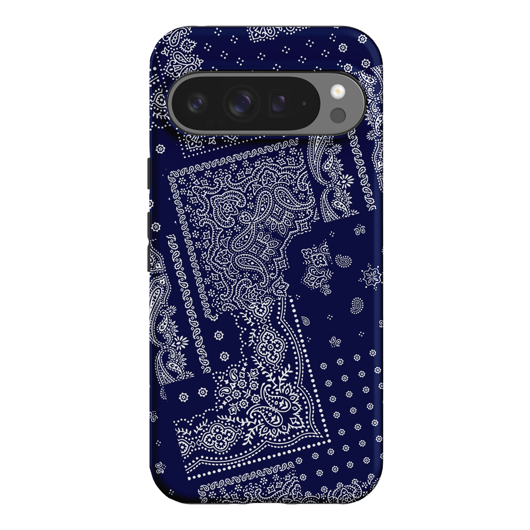 Paisley Indigo Printed Phone Cases Google Pixel 9 Pro XL / Armoured by The Dairy - The Dairy