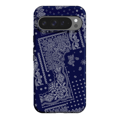 Paisley Indigo Printed Phone Cases Google Pixel 9 Pro XL / Armoured by The Dairy - The Dairy