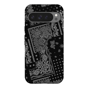Paisley Noir Printed Phone Cases Google Pixel 9 Pro XL / Armoured by The Dairy - The Dairy