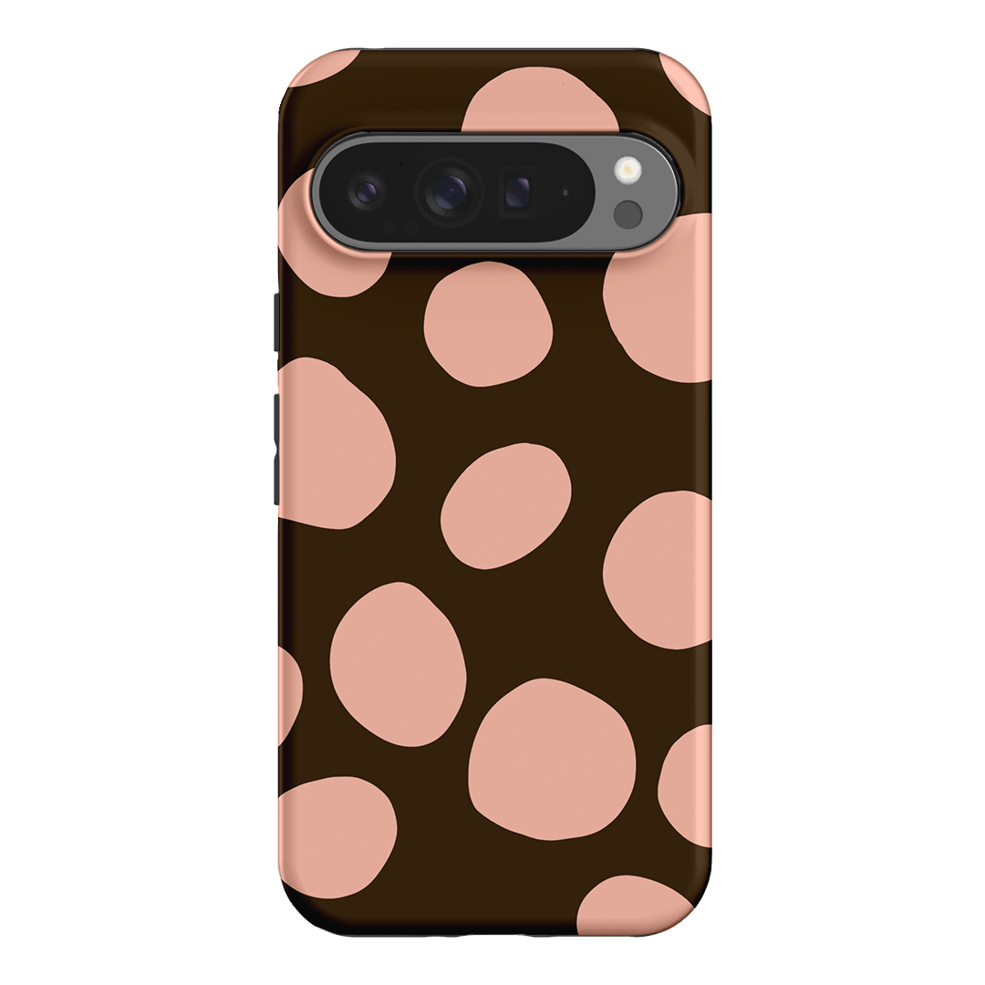 Pebbles Chocolate Pink Printed Phone Cases Google Pixel 9 Pro XL / Armoured by Veronica Tucker - The Dairy