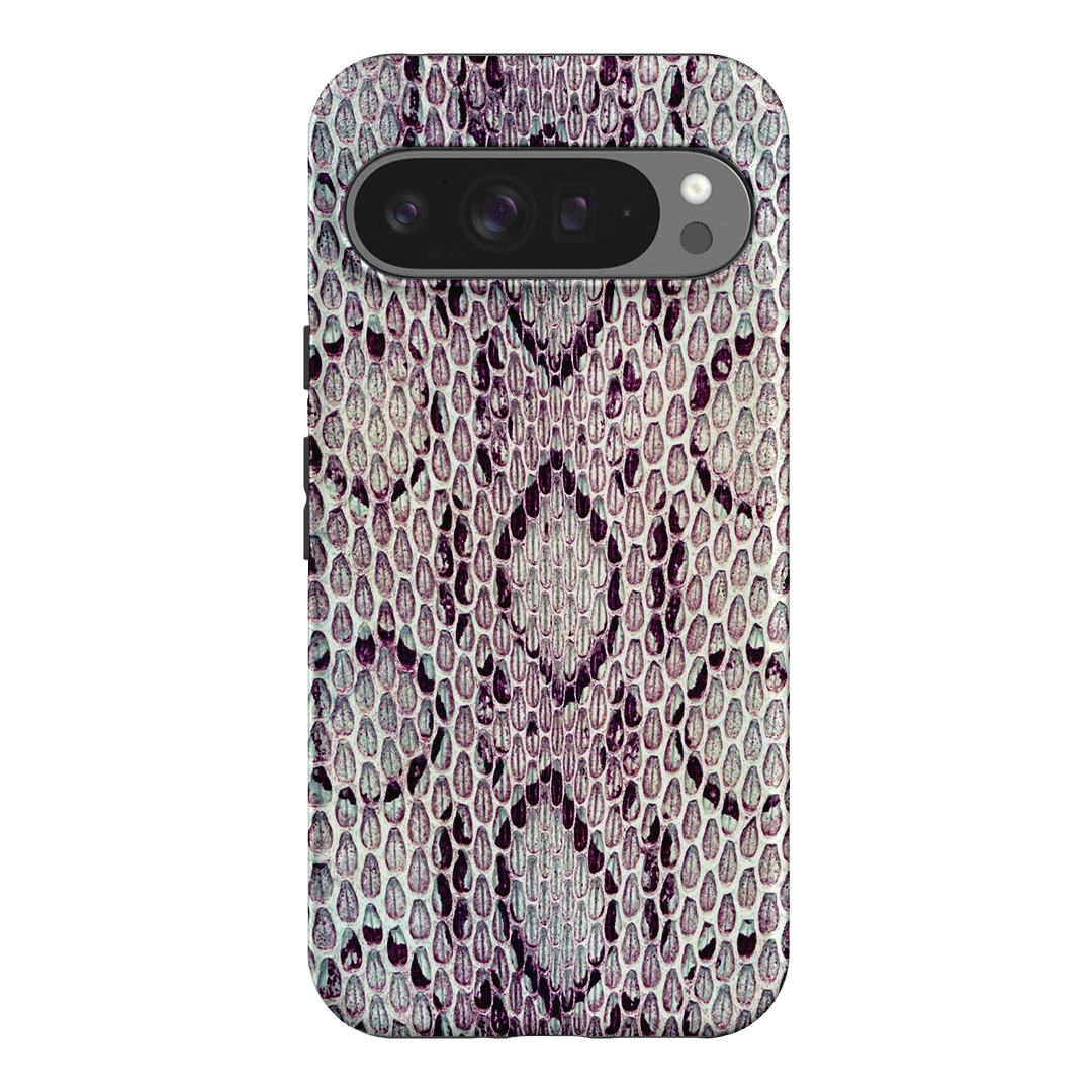 Plum Python Printed Phone Cases Google Pixel 9 Pro XL / Armoured by The Dairy - The Dairy