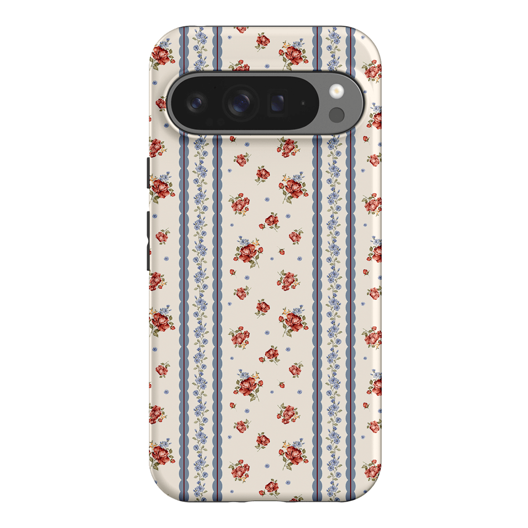 Rose Stripe Printed Phone Cases Google Pixel 9 Pro XL / Armoured by Kasiags Art - The Dairy