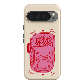 Sardine Social Red Printed Phone Cases Google Pixel 9 Pro XL / Armoured by The Dairy - The Dairy