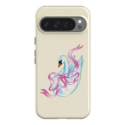 Satin Swan Printed Phone Cases Google Pixel 9 Pro XL / Armoured by Femke Studio - The Dairy