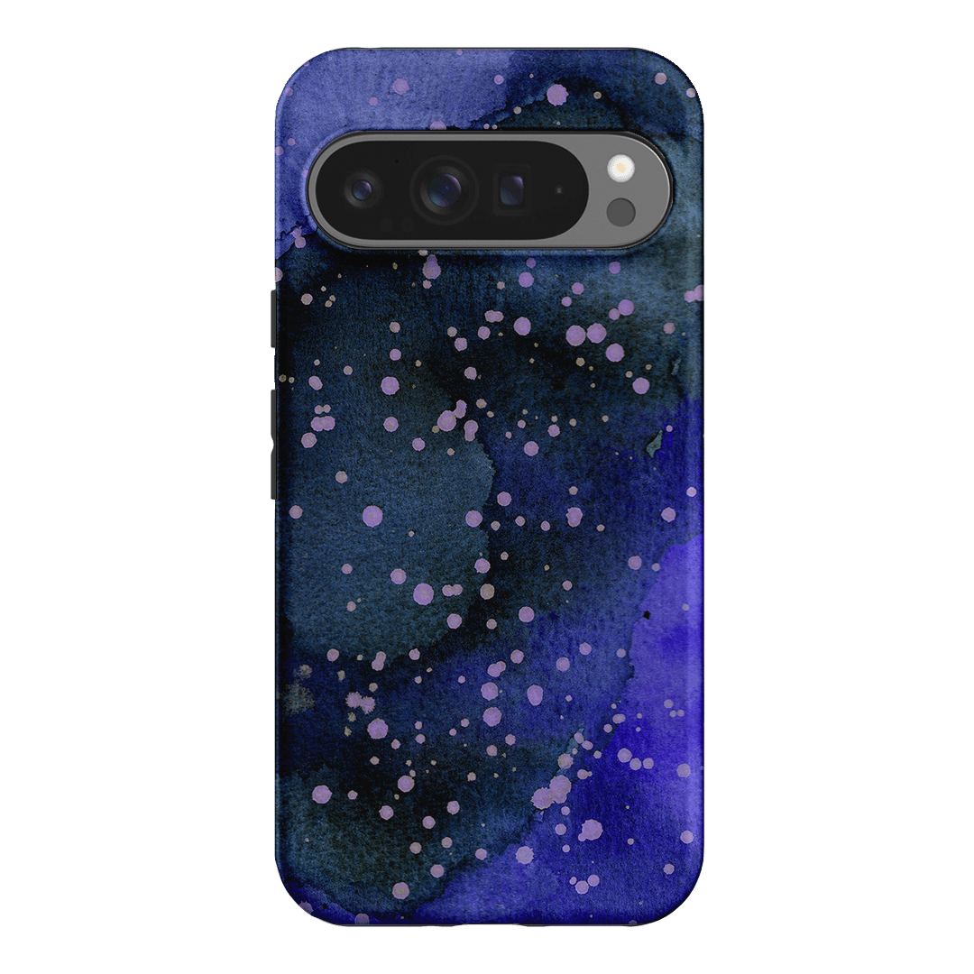 Spotty Navy Printed Phone Cases Google Pixel 9 Pro XL / Armoured by The Dairy - The Dairy