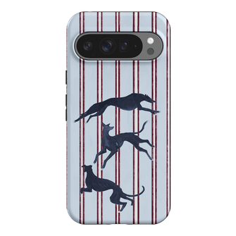 Stripey Hounds Printed Phone Cases Google Pixel 9 Pro XL / Armoured by Lisa Hu - The Dairy
