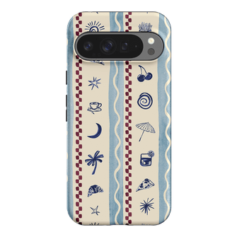Summer Snacks Blue Printed Phone Cases Google Pixel 9 Pro XL / Armoured by Charlie Taylor - The Dairy