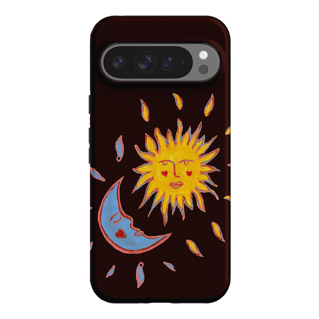 Sun & Moon Plum Printed Phone Cases Google Pixel 9 Pro XL / Armoured by BG. Studio - The Dairy