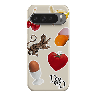 Sunday Stickers Cream Printed Phone Cases Google Pixel 9 Pro XL / Armoured by Desmond & Dempsey - The Dairy
