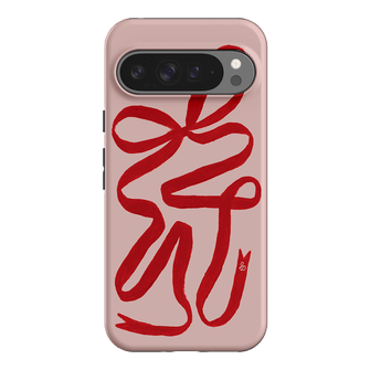Valentine Ribbon Printed Phone Cases Google Pixel 9 Pro XL / Armoured by Jasmine Dowling - The Dairy