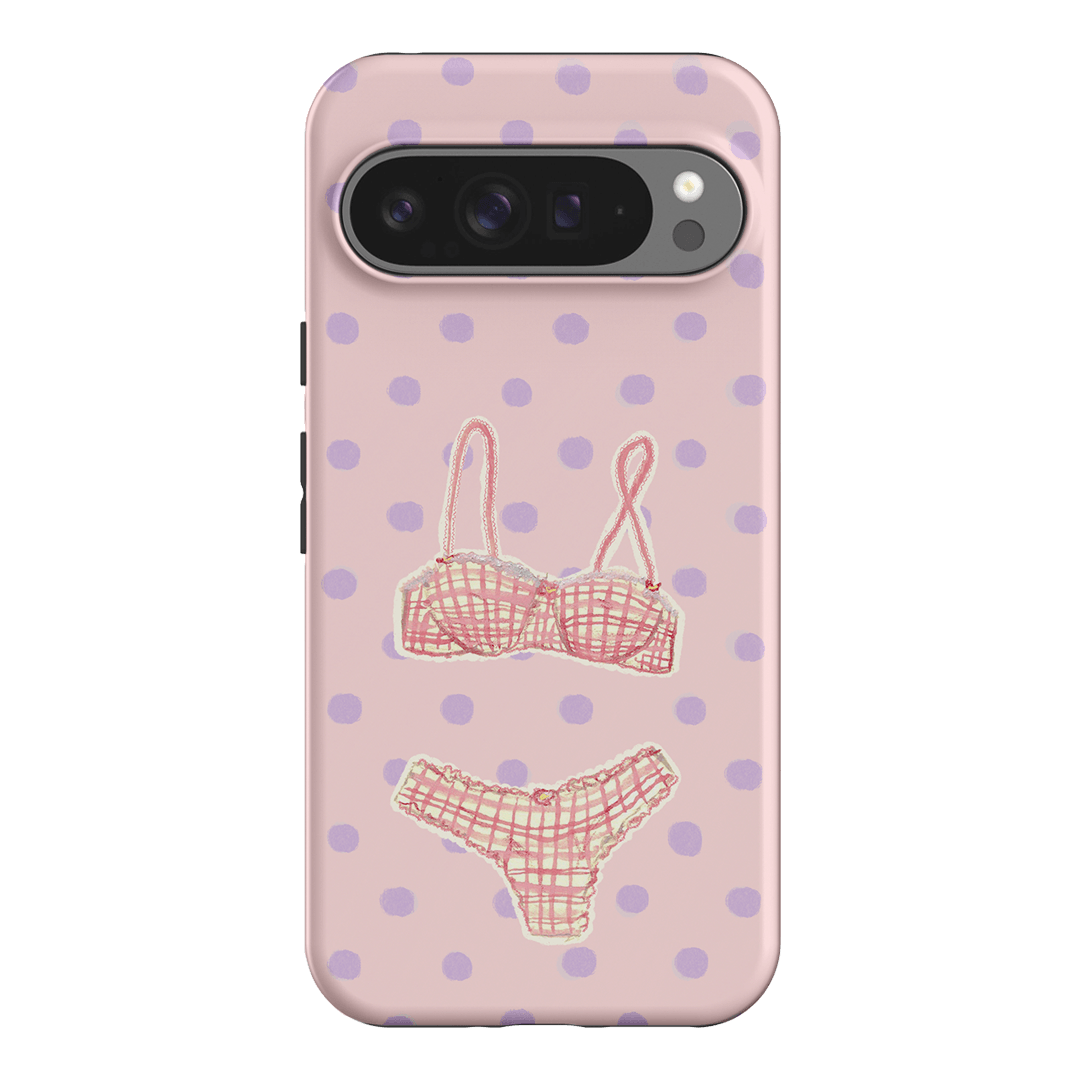 Vintage Gingham Printed Phone Cases Google Pixel 9 Pro XL / Armoured by Kayla Carr - The Dairy