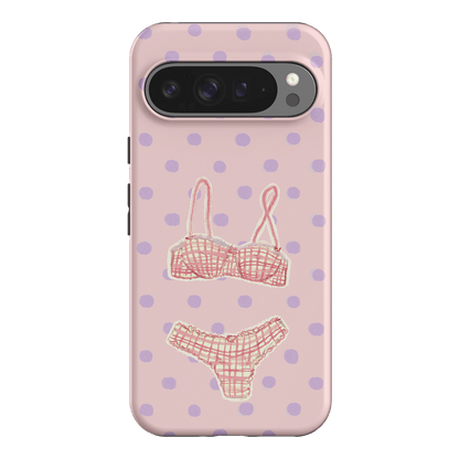 Vintage Gingham Printed Phone Cases Google Pixel 9 Pro XL / Armoured by Kayla Carr - The Dairy