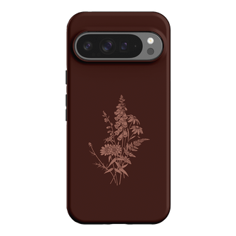 Wildflowers Mocha Printed Phone Cases Google Pixel 9 Pro XL / Armoured by Typoflora - The Dairy
