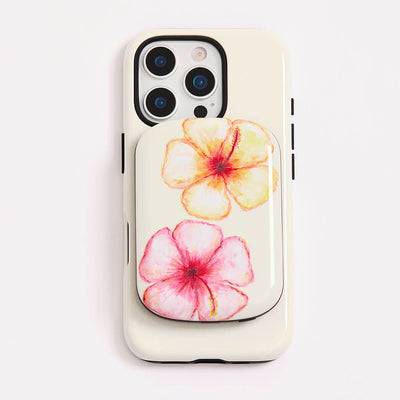 Hibiscus Flower Yellow ChargePod MagSafe Power Bank ChargerPod Power Bank + Shell by The Dairy - The Dairy