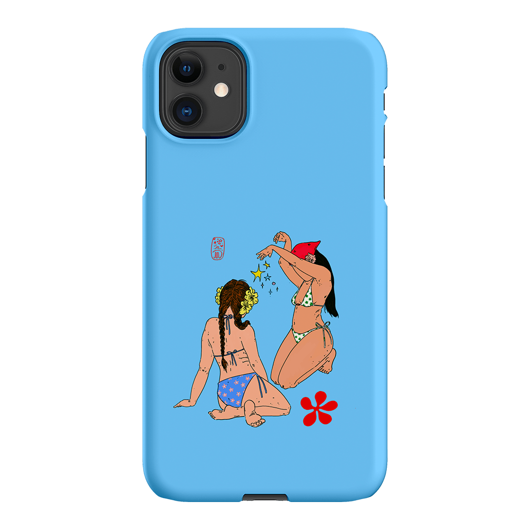 Babe Magic Blue Printed Phone Cases iPhone 11 / Snap by Easty Beasty - The Dairy