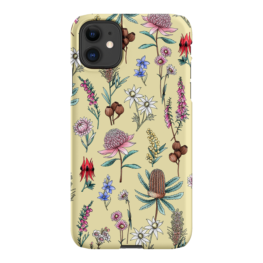 Banksia Butter Printed Phone Cases iPhone 11 / Snap by Typoflora - The Dairy