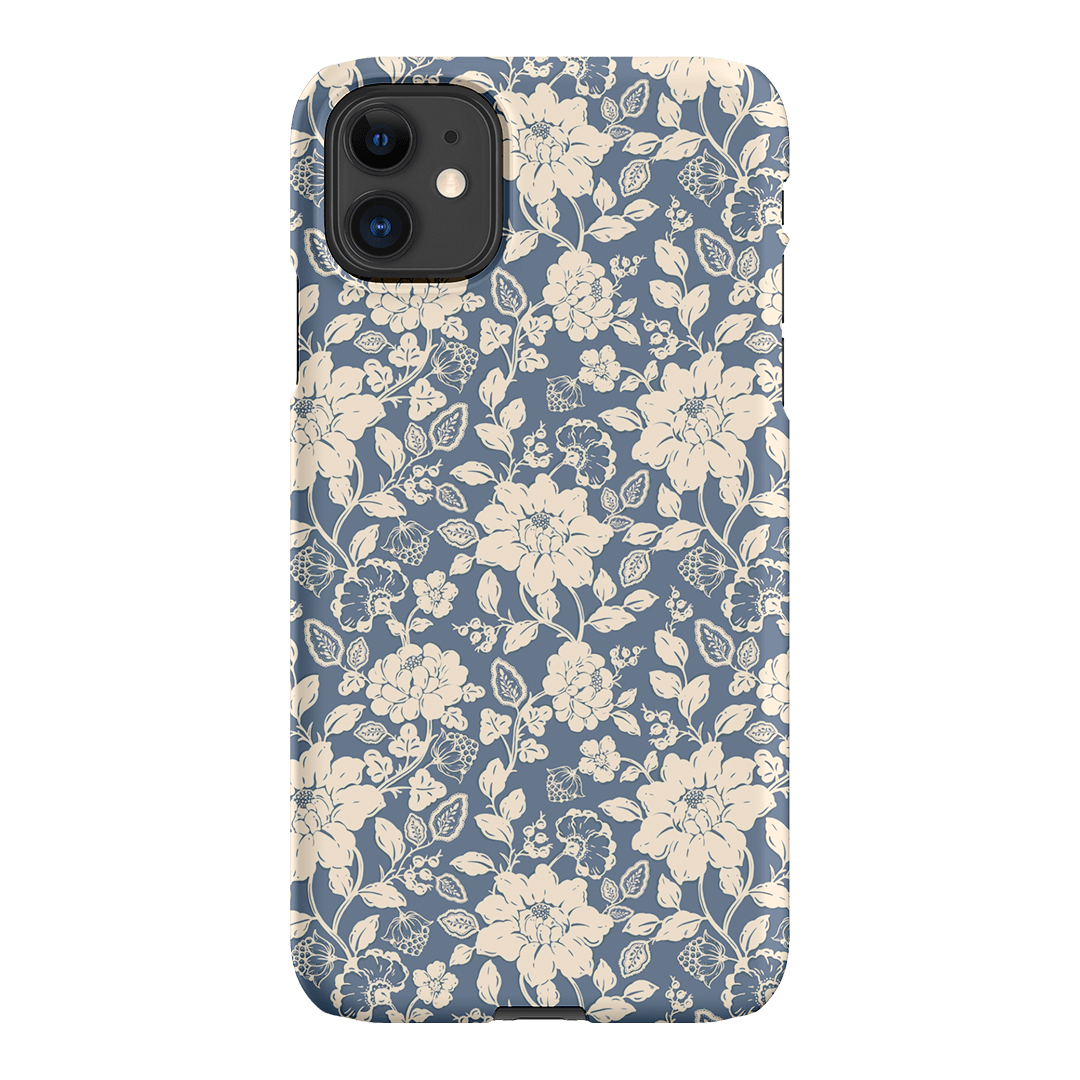 Blue Garden Printed Phone Cases iPhone 11 / Snap by Kasiags Art - The Dairy