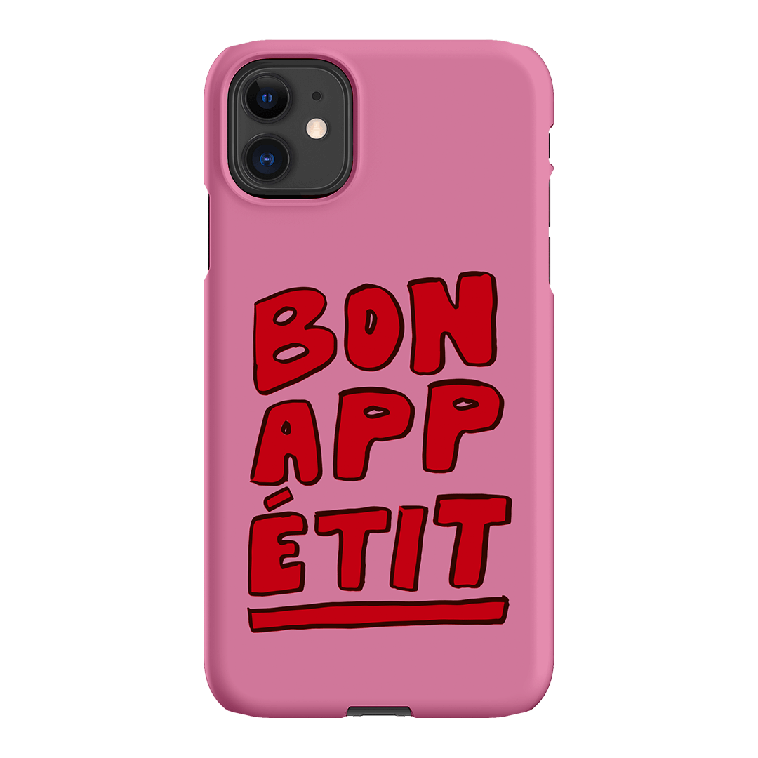 Bon Appetit Red Printed Phone Cases iPhone 11 / Snap by The Dairy - The Dairy