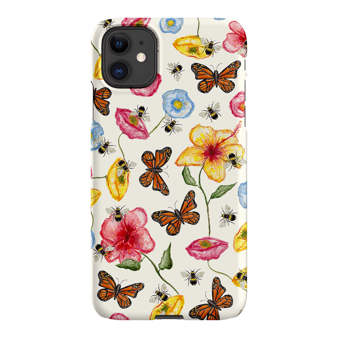 Butterflies & Bees Printed Phone Cases iPhone 11 / Snap by BG. Studio - The Dairy