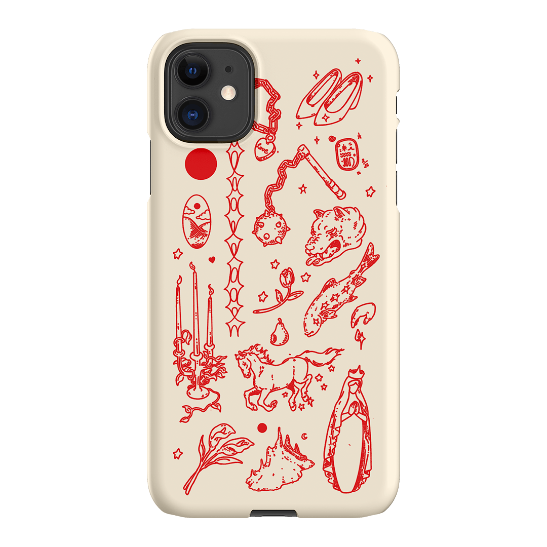 Dreamcore Cream Printed Phone Cases iPhone 11 / Snap by Easty Beasty - The Dairy