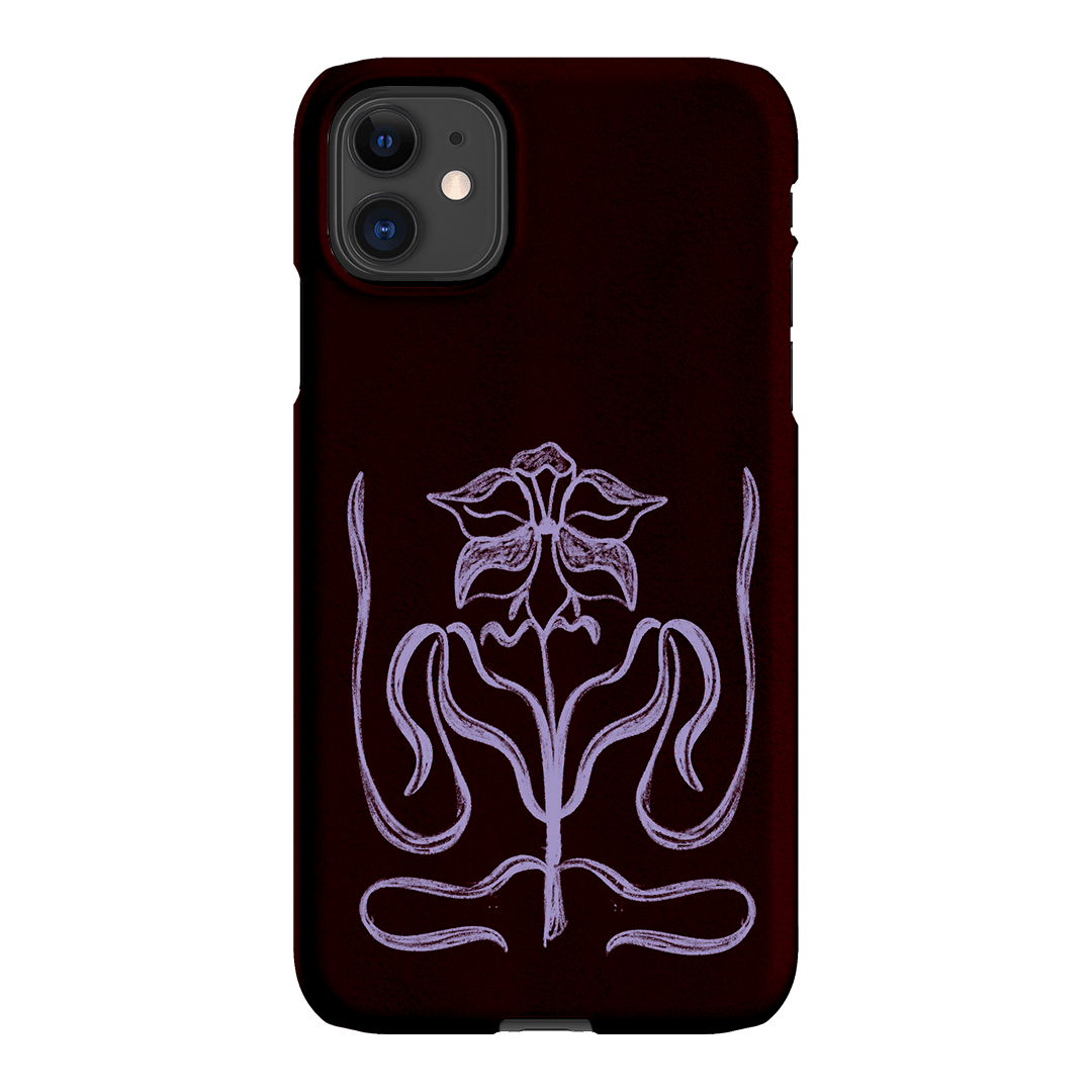 Growth Burgundy Printed Phone Cases by The Dairy - The Dairy