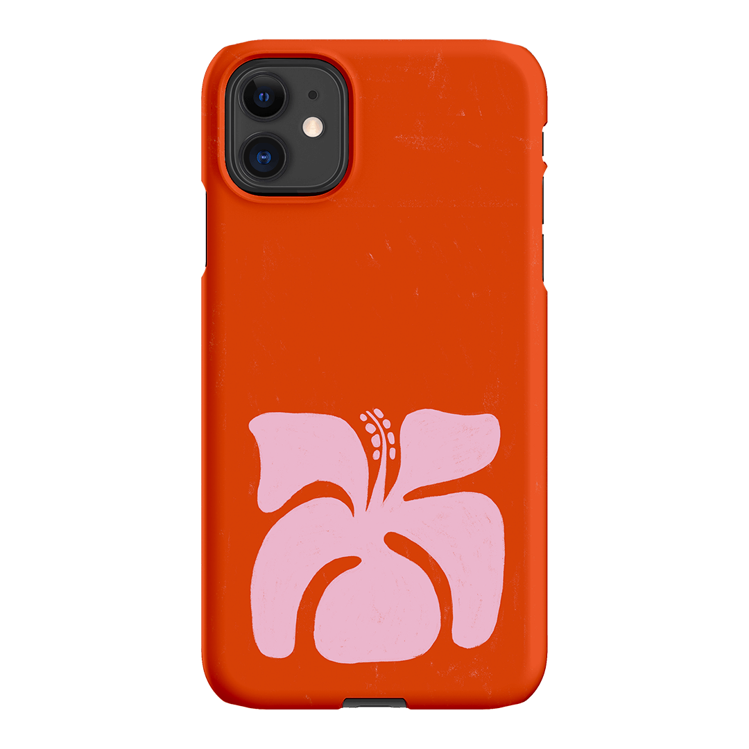 Hibiscus Crush Printed Phone Cases iPhone 11 / Snap by Marie Faurrite - The Dairy