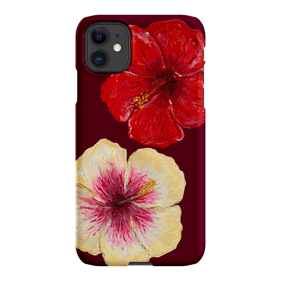 Hibiscus Flower Printed Phone Cases iPhone 11 / Snap by BG. Studio - The Dairy