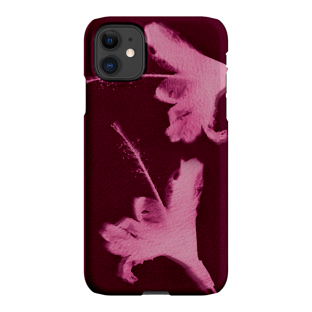 Hibiscus Glow Printed Phone Cases iPhone 11 / Snap by Sally Hungerford - The Dairy