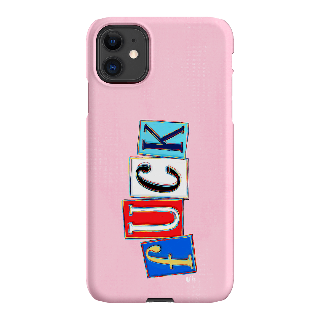 Lil Fcks Pink Printed Phone Cases iPhone 11 / Snap by Margarbs Art - The Dairy