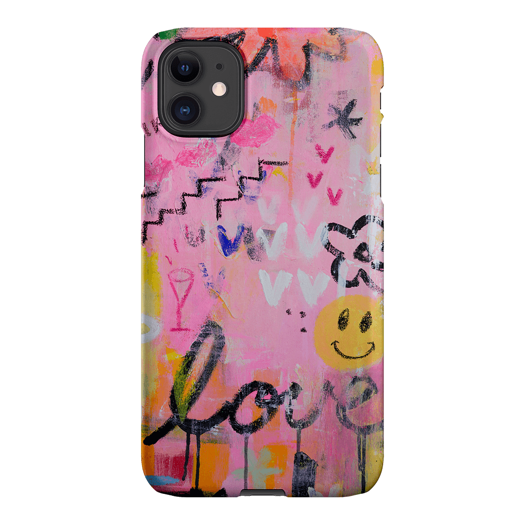 Love Smiles Printed Phone Cases iPhone 11 / Snap by Jackie Green - The Dairy